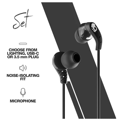 Skullcandy Set In - Ear with Mic1 USB - C - High - Quality Sound with USB - C Connectivity