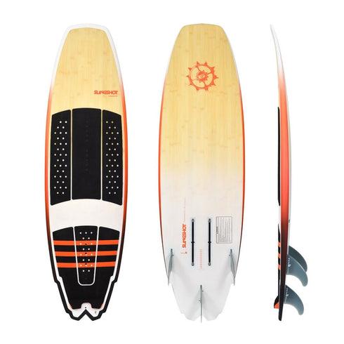 Slingshot Converter 5'4" Surfboard, Versatile Foil - Ready Design for Kitesurfing & Foil Mount Compatibility