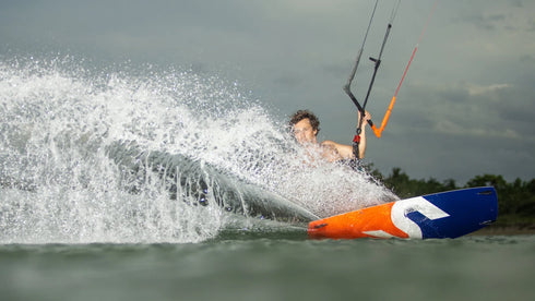 Slingshot Crisis V8 Twin Tip Kiteboard, Forgiving All-Round Board with Single Concave Hull and Wood Core