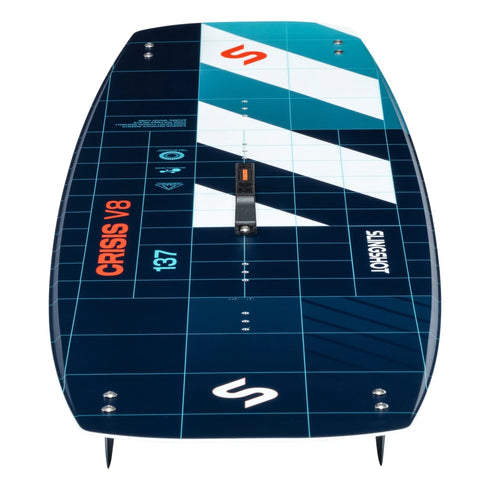 Slingshot Crisis V8 Twin Tip Kiteboard, Forgiving All-Round Board with Single Concave Hull and Wood Core