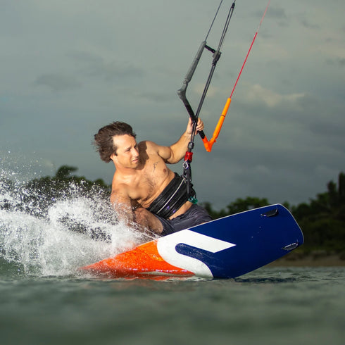 Slingshot Crisis V8 Twin Tip Kiteboard, Forgiving All-Round Board with Single Concave Hull and Wood Core