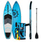 Slingshot Crossbreed 11' Air Tech Inflatable SUP, Stable Touring Paddleboard for All Skill Levels