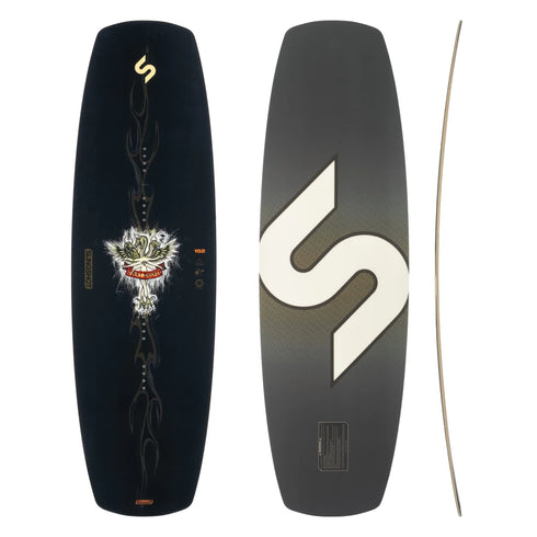 Slingshot Dary Z LTD Wakeboard 152 cm, Signature Soft-Flex Park and Jib Board with Chined Rails