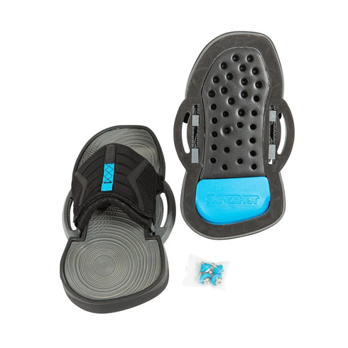 Slingshot Dually V5 Footstraps, Four-Point Adjustable Kiteboard Footstraps with Triple Density EVA Footbeds