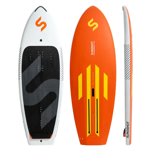 Slingshot Flow Craft V2 Wing Foil Board, Lightweight Mid-Length Performance Board for Speed, Carving and Downwind
