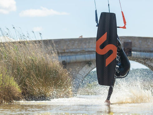 Slingshot Formula V4 Twin Tip Kiteboard, Lightweight Textreme Carbon Board with Double Concave for Speed and Pop