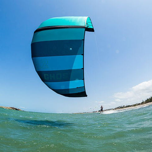 Slingshot Ghost V1 Kite 12 m, Lightweight Single-Strut Kite with Compact Swept C Shape for Freeride and Foil