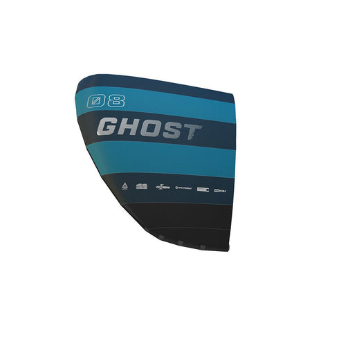 Slingshot Ghost V1 Kite 12 m, Lightweight Single-Strut Kite with Compact Swept C Shape for Freeride and Foil