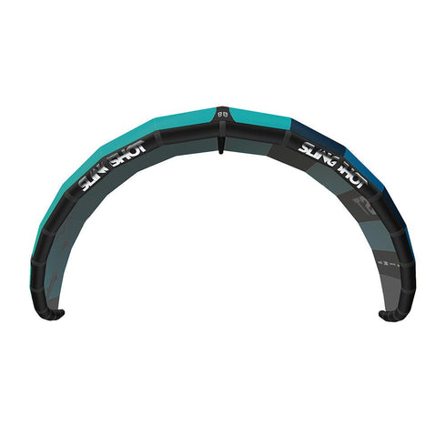 Slingshot Ghost V1 Kite 12 m, Lightweight Single-Strut Kite with Compact Swept C Shape for Freeride and Foil