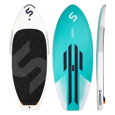 Slingshot Glide Craft V1 Wing Foil Board, All-Round Bamboo Sandwich Board for Easy Take-Offs and Stability