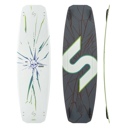 Slingshot Johnny Rocket Wakeboard, Fast All-Terrain Park and Air Board with Belly Channels and Wake Fins