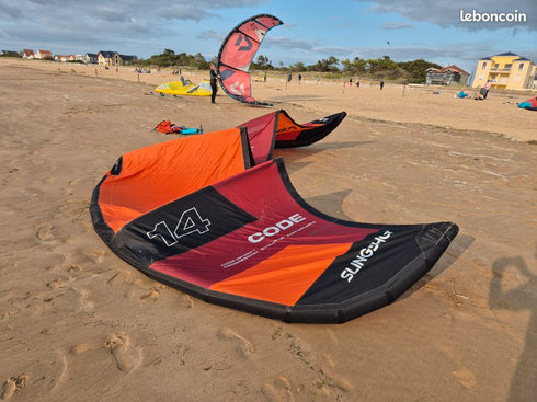 Slingshot Kite Code V1 - Stable Kite for Strong Wind Kitesurfing