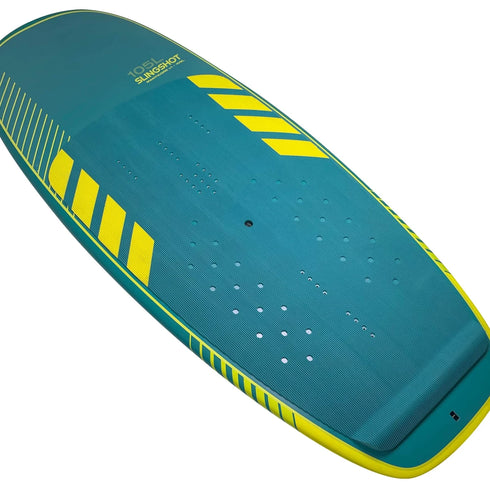 Slingshot Manticore V1 Wing Foil Board, Durable Compression-Molded Progression Board with Extended Foil Tracks