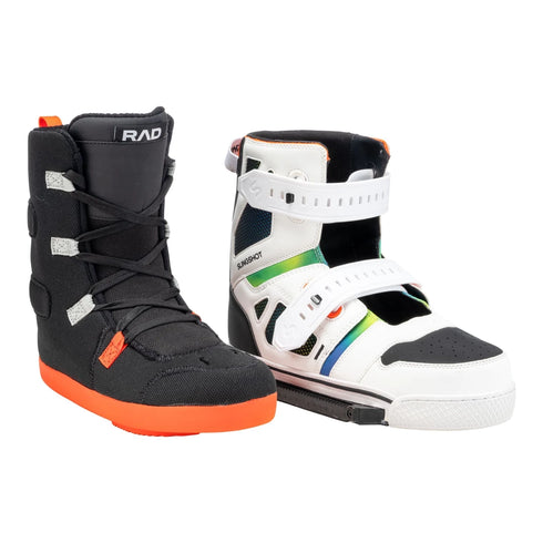 Slingshot RAD Wakeboard Boots, Lightweight Unisex High-Performance Boots with Removable Lace-Up Liners