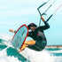 Slingshot Sci-Fly XR V3 Kite Surfboard, Compact Strapless Freestyle Board with Blunt Nose and FCS II Quad Fins
