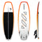 Slingshot Sci-Fly XR V3 Kite Surfboard, Compact Strapless Freestyle Board with Blunt Nose and FCS II Quad Fins