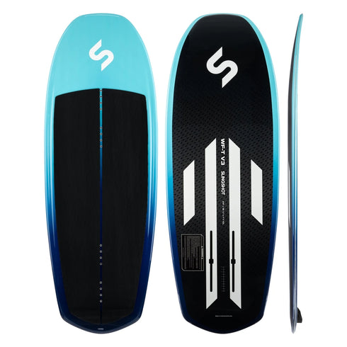 Slingshot WF-T V3 Wake Foil Board, Durable Beginner-Friendly Sandwich Build with Chined Rails and Half Strap