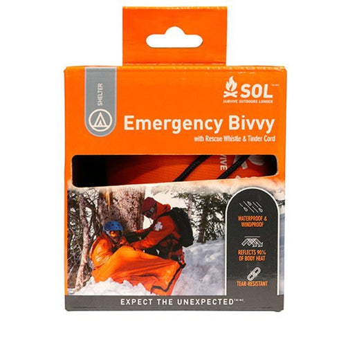 SOL Emergency Bivvy Survival Shelter - Compact and Life - Saving Gear