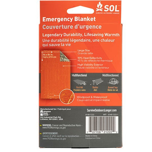 SOL Emergency Blanket