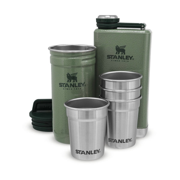 Stanley Adventure Bottle Set with 4 Glasses and Container - Stylish & Functional Drinkware Combo