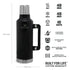Stanley CLA Vacuum Bottle 2.36L / 2.5Qt M.Black