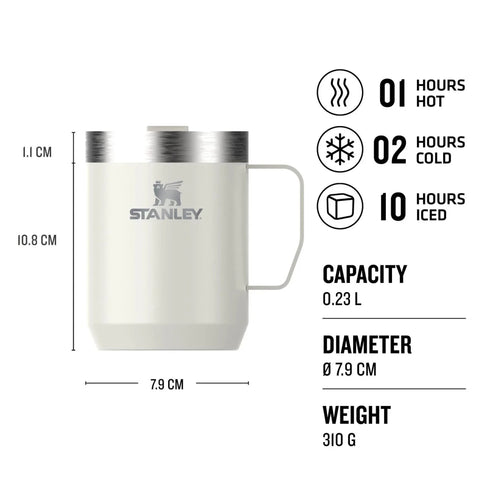 Stanley Classic Legendary Camp Mug 0.23L - Rugged and Compact Camp Mug