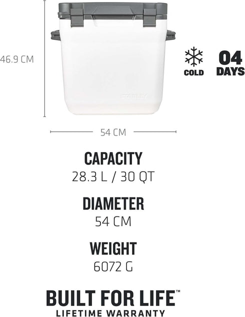 Stanley Cooler 28L / 30QT Polar White