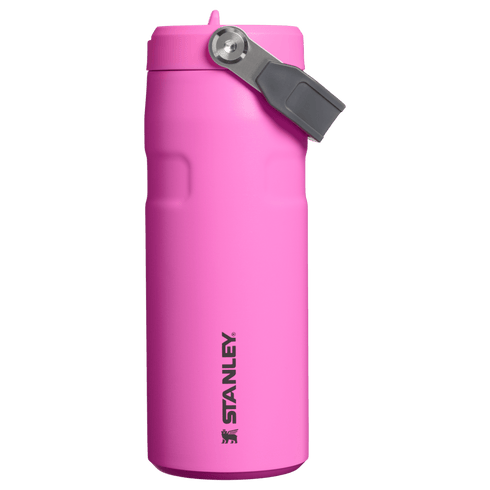 Stanley IceFlow Bottle Flip Straw 2.0 0.47 L, Leakproof AeroLight Insulated Water Bottle with Carry Handle