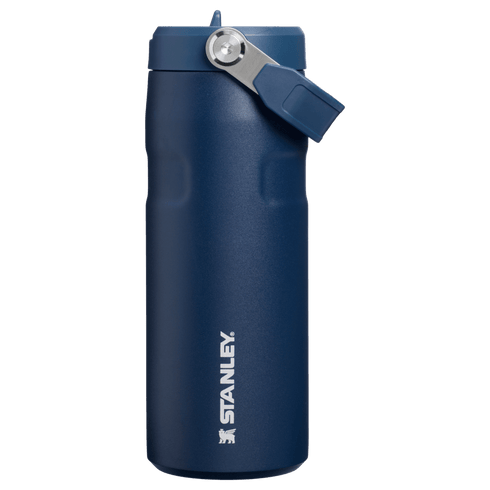 Stanley IceFlow Bottle Flip Straw 2.0 0.47 L, Leakproof AeroLight Insulated Water Bottle with Carry Handle