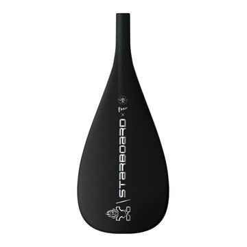 Starboard Enduro UD Carbon SUP paddle blade, back view