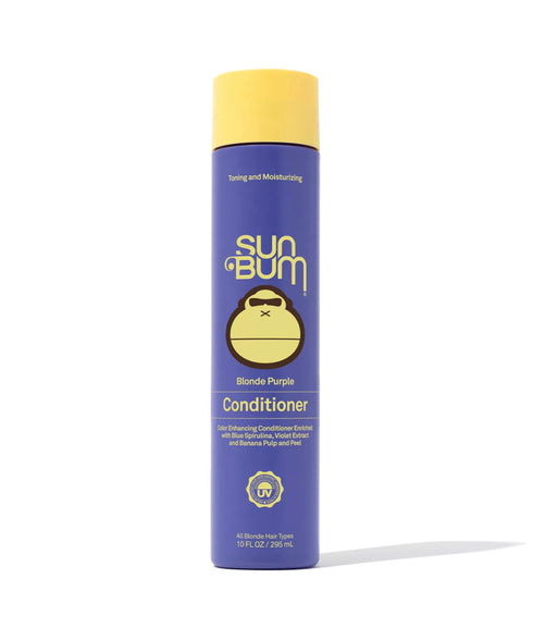 Sun Bum Blonde Purple Conditioner Hydration and Tone for wave boards