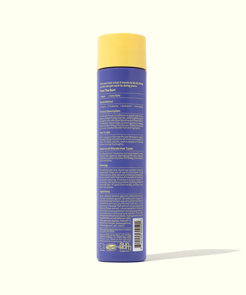 Sun Bum Blonde Purple Conditioner Hydration and Tone for wave boards