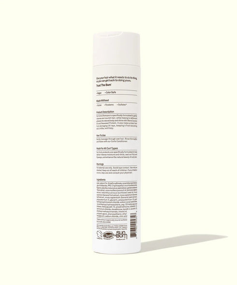 Sun Bum Curls & Waves Shampoo Define and Hydrate Hair