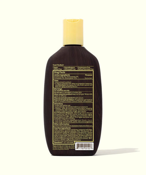 Sun Bum Lotion SPF 15 Daily Sunscreen for Mild Sun Protection