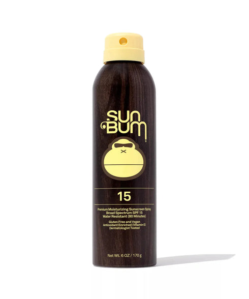 Sun Bum SPF 15 Light Sunscreen Spray Easy Apply Daily UV Protection
