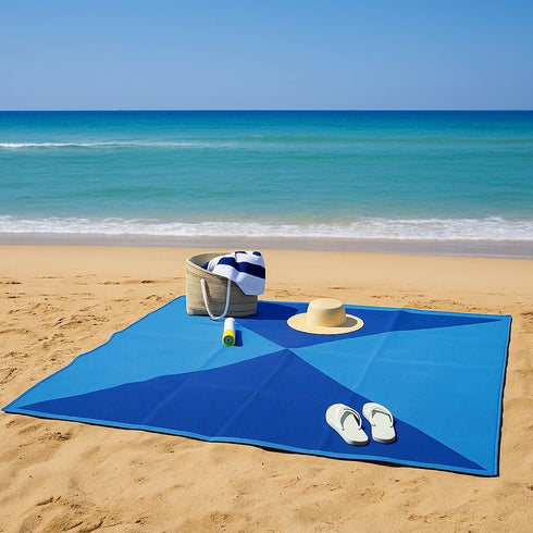 Sunzilla 100% Polypropylene Tubing Weave Beach Mat