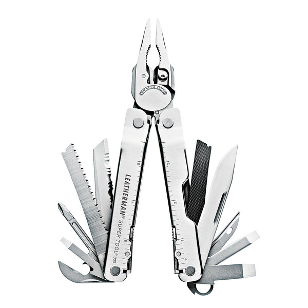 Leatherman Super Tool 300 Multi-Tool (Peg Packaging), a reliable, heavy-duty, versatile tool set for tough jobs.