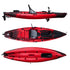 Tam Single Person Propeller & Flap Pedal Drive Kayak 3.6m Vk-25