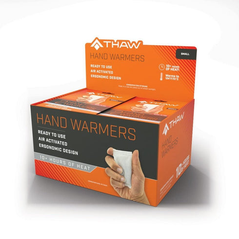 Thaw Hand Warmers Small 40 Pack CDU - Compact and Reliable Hand Warmers