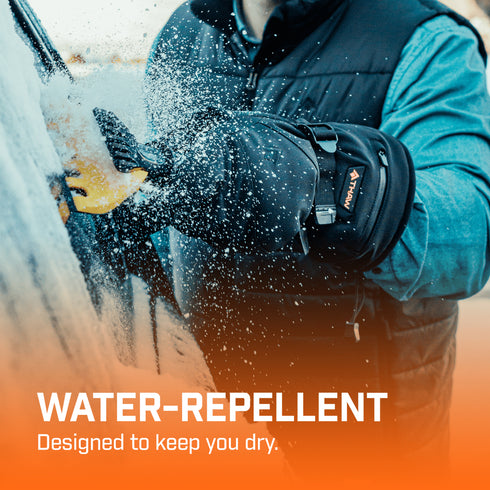 THAW Rechargeable Heated Gloves, Touchscreen Winter Gloves with Full-Finger Heating, 3M Thinsulate and 3 Heat Modes