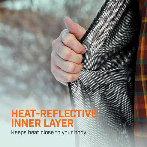 THAW Women's Rechargeable Heated Vest, Graphene Heated Gilet with 4 Heat Zones, 3 Modes and 5000 mAh Power Bank