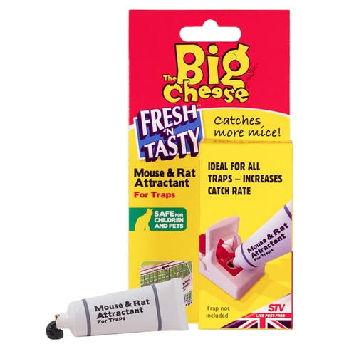 The Big Cheese Fresh N Tasty Mouse and Rat Attractant 26g, Trap Lure That Raises the Catch Rate of Any Trap