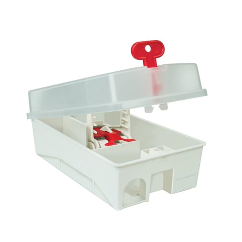 The Big Cheese Ultra Power Mouse Trap Kit, Lockable Tamper Resistant Station with Ready Baited Snap Trap