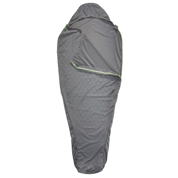 Therm-a-Rest Sleep Liner, a soft, hygienic layer used inside a sleeping bag for enhanced comfort and protection.