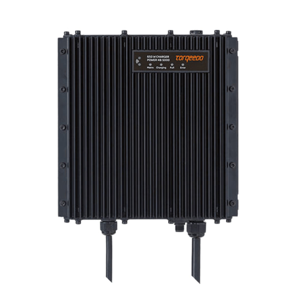 Torqeedo Charger 650 W for Power 48-5000 Battery, IP65 Waterproof Charger with TorqLink Data Interface