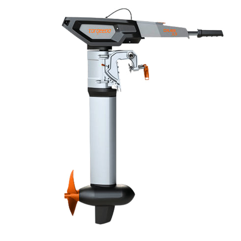 Torqeedo Cruise 3.0 TS Electric Outboard Package with Tiller, Battery and Charger, 3000 W Short Shaft Motor