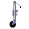 Trailer Jack 1000 lbs, Zinc Finish Trailer Jockey Wheel with Single Plastic Wheel for Boat Trailers