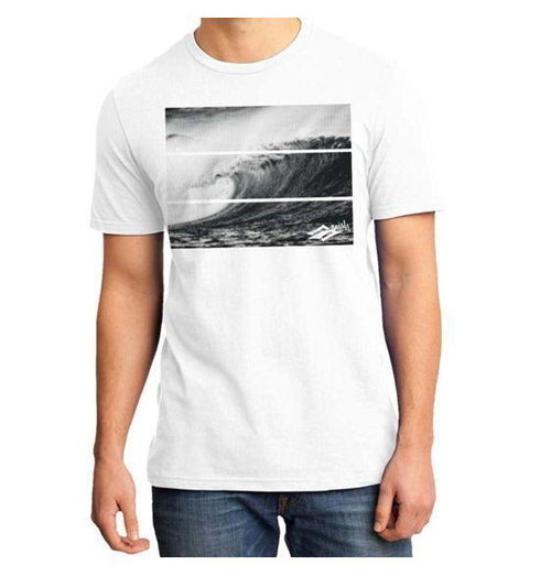 Tribal Wave T-Shirt Graphic Tee for Surf and Paddleboard Style.
