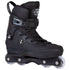 USD Aeon 60 Black Aggressive Inline Skates, Unibody Street and Park Skates with Shock Absorber and Wide Soulplate