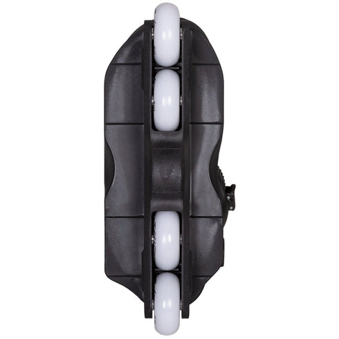 USD Aeon 60 Black Aggressive Inline Skates, Unibody Street and Park Skates with Shock Absorber and Wide Soulplate